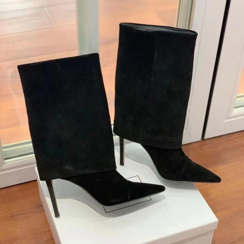 Winter Clothing Pinterest - 2026 Autumn Winter Women Pointed Suede