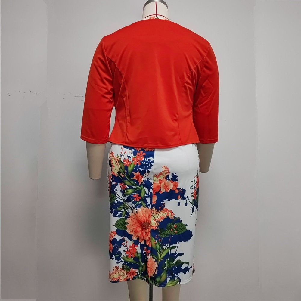 Winter Clothing Pakistan - Women's Long-Sleeved Printed Fashion Set Autumn