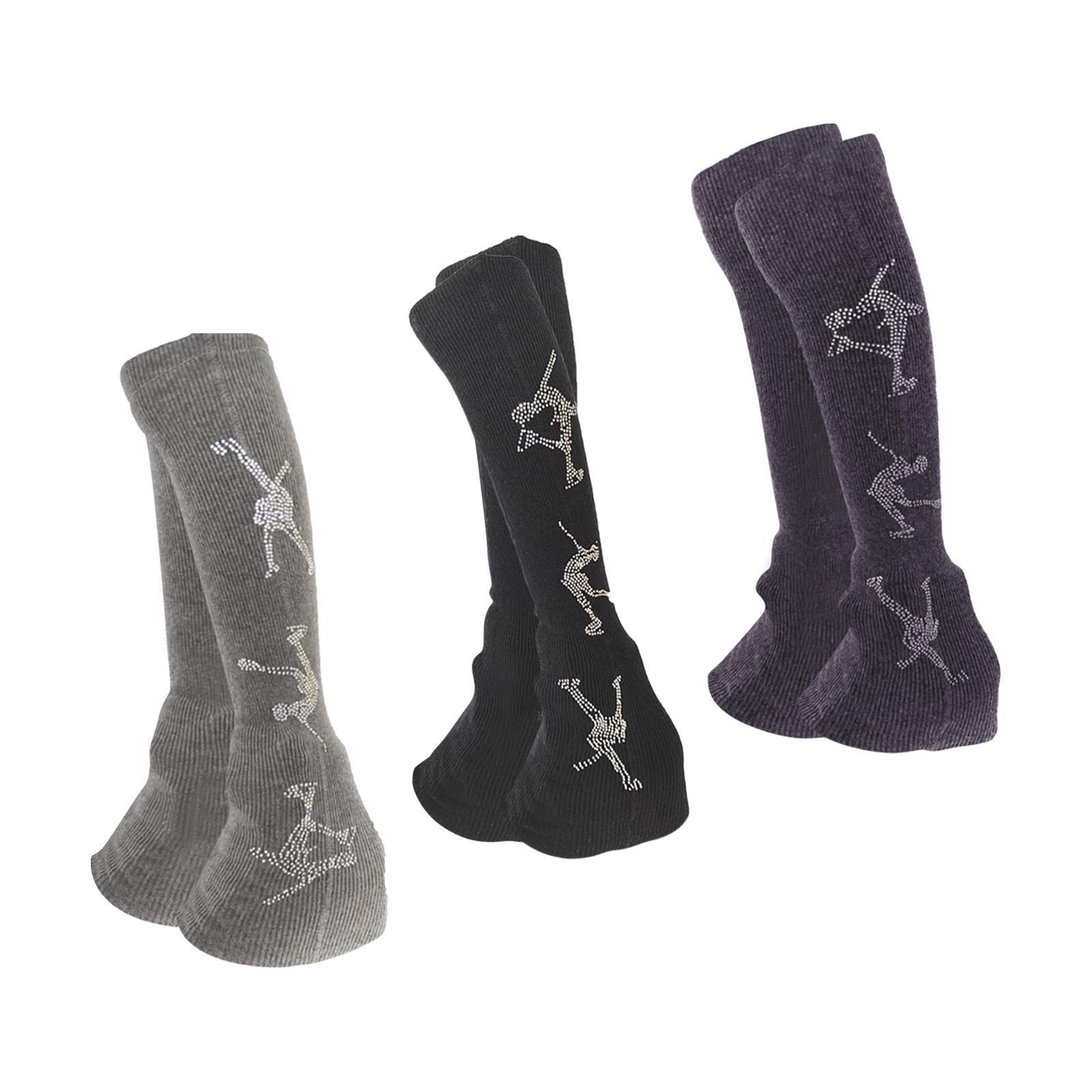 Winter Clothing Leg Warmers - 2 Pieces Figure Skating Leg Warmers