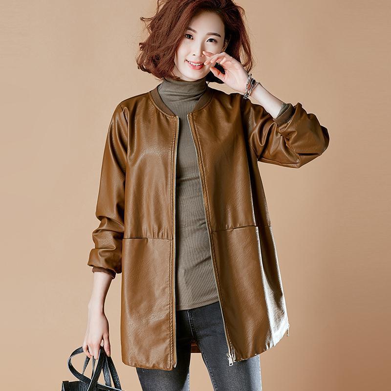 Winter Clothing Pinterest - Fashion Plus Size Leather Jacket Women