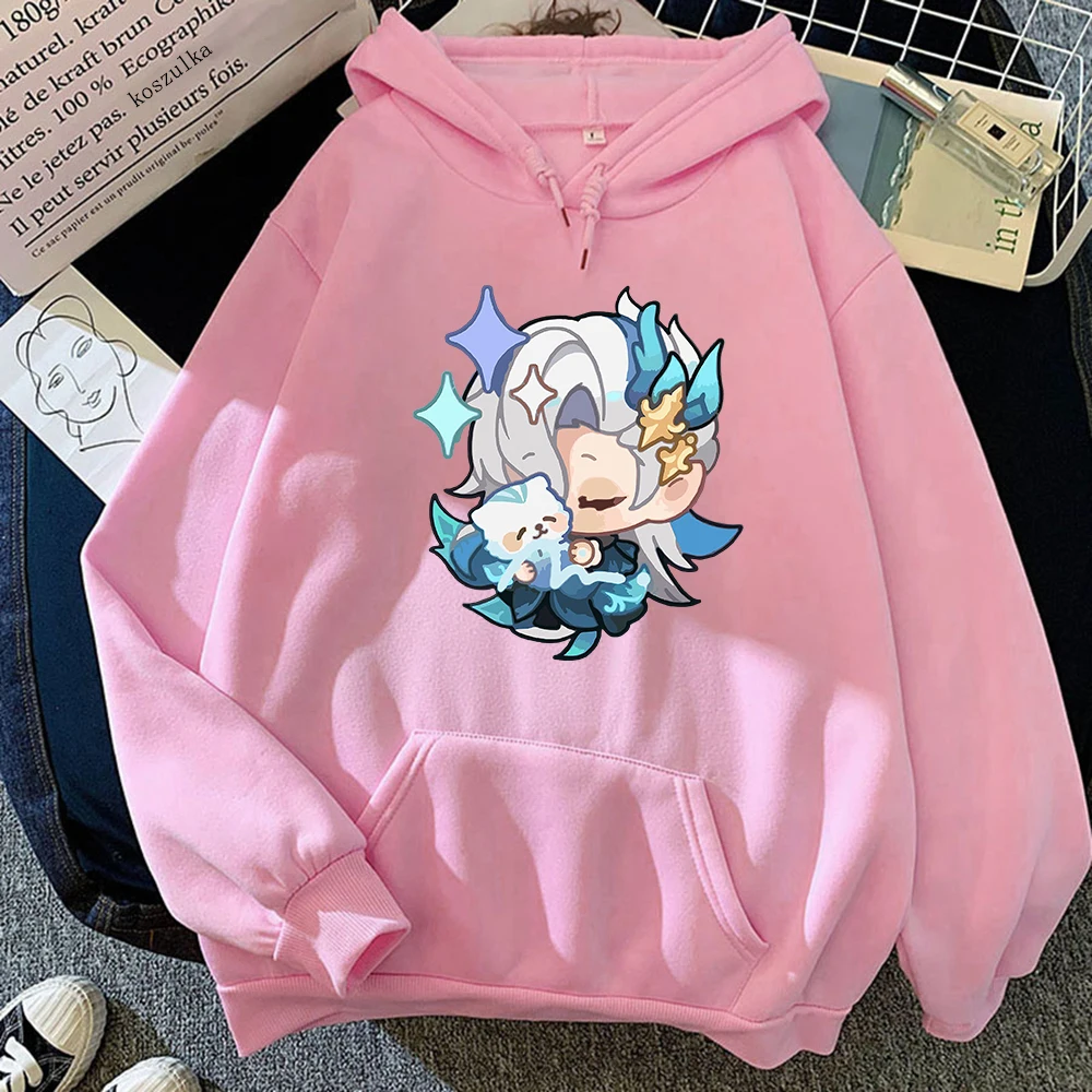 Winter Clothing Aesthetic - 2025 Anime Genshin Impact Neuvillette Hoodie