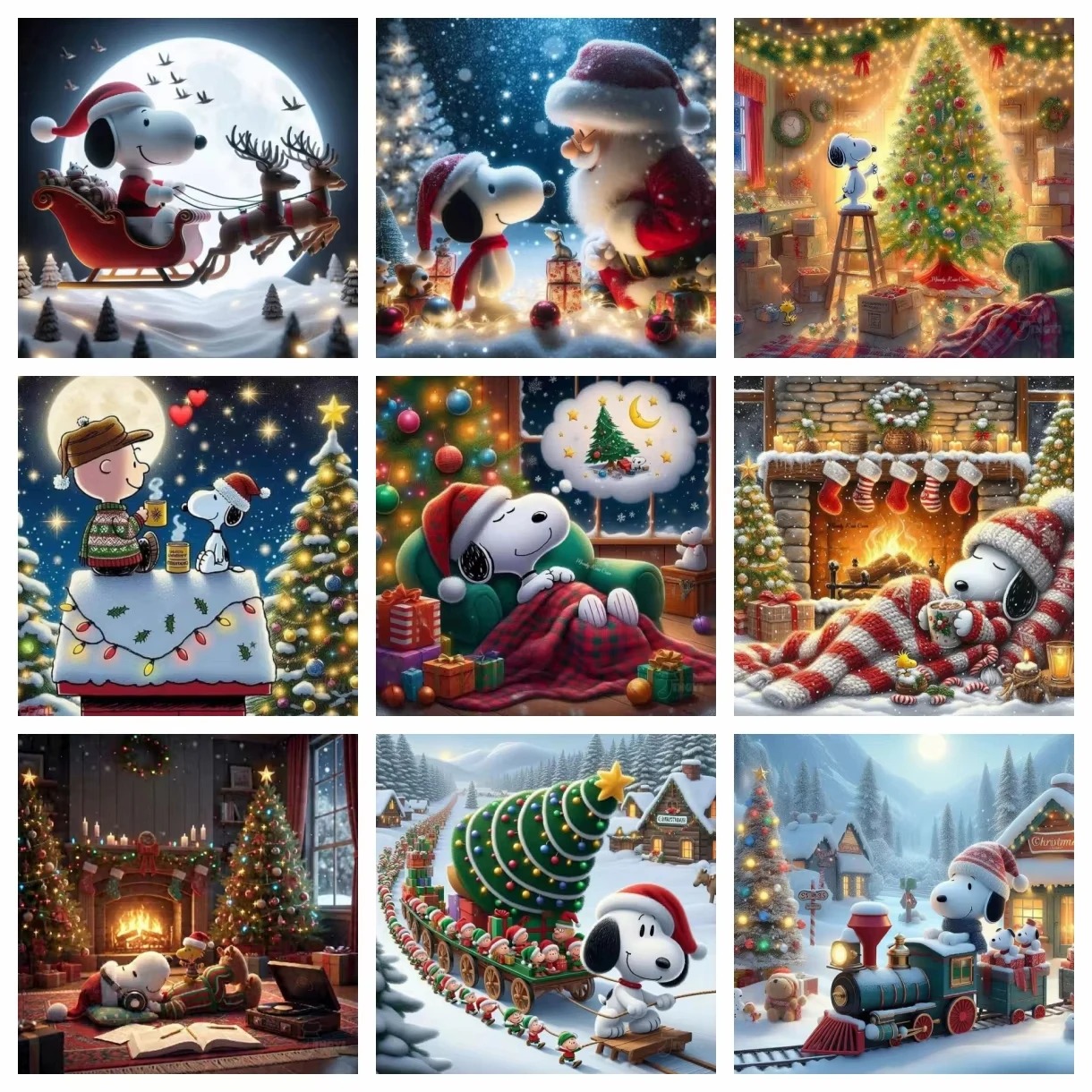 Winter Clothing Pinterest - 2026 New Winter Christmas Snoopy Diamond
