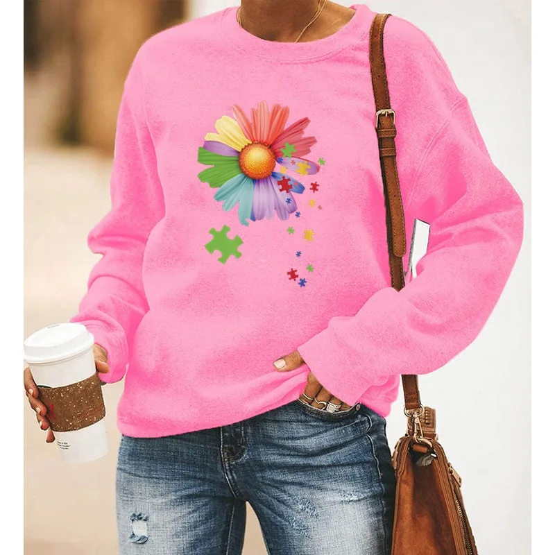 Winter Clothing Aesthetic - Women's Aesthetic Little Daisy Print Long