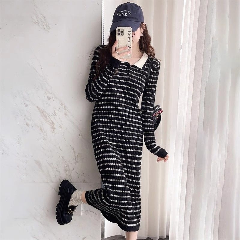 Stripe Apricot Woman Knitted D - огляд і ціна Winter Clothing On Sale