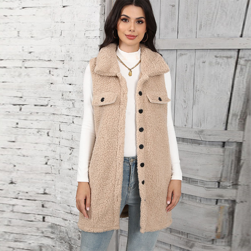 Women's Lamb Plush Vests Splic - огляд і ціна Winter Clothing On Sale