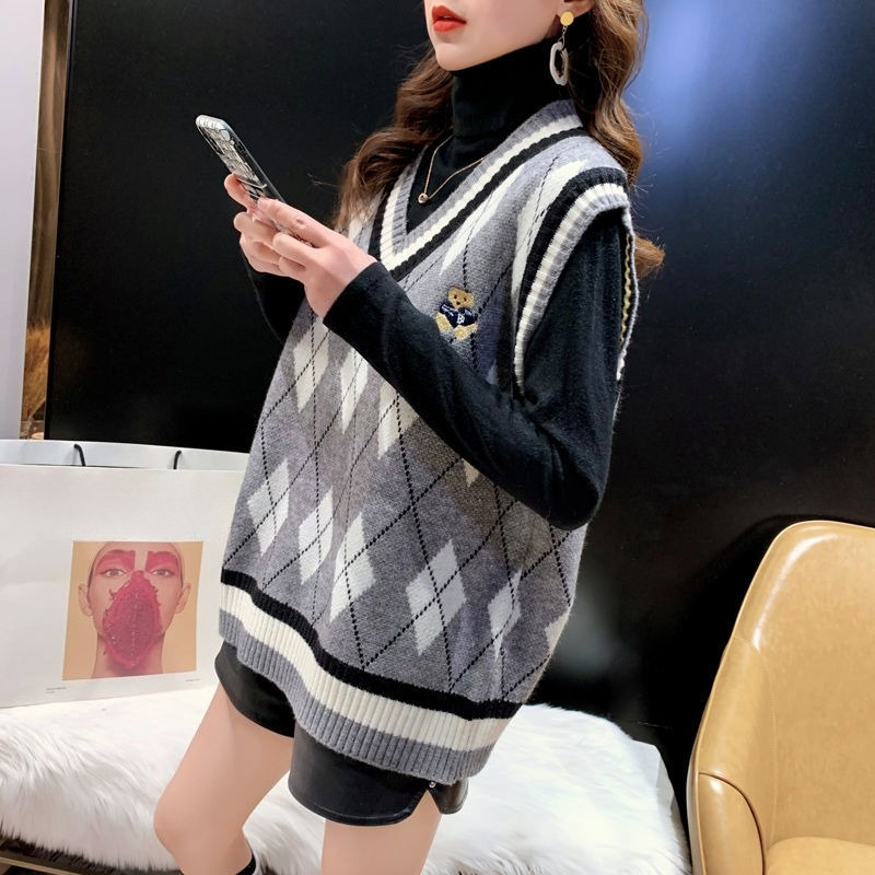 Red Knit Vests for Women Sleev - огляд і ціна Winter Clothing Aesthetic
