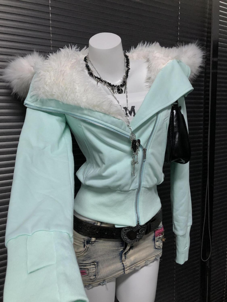 Aesthetic Vintage Slim Hooded  - огляд і ціна Winter Clothing Aesthetic