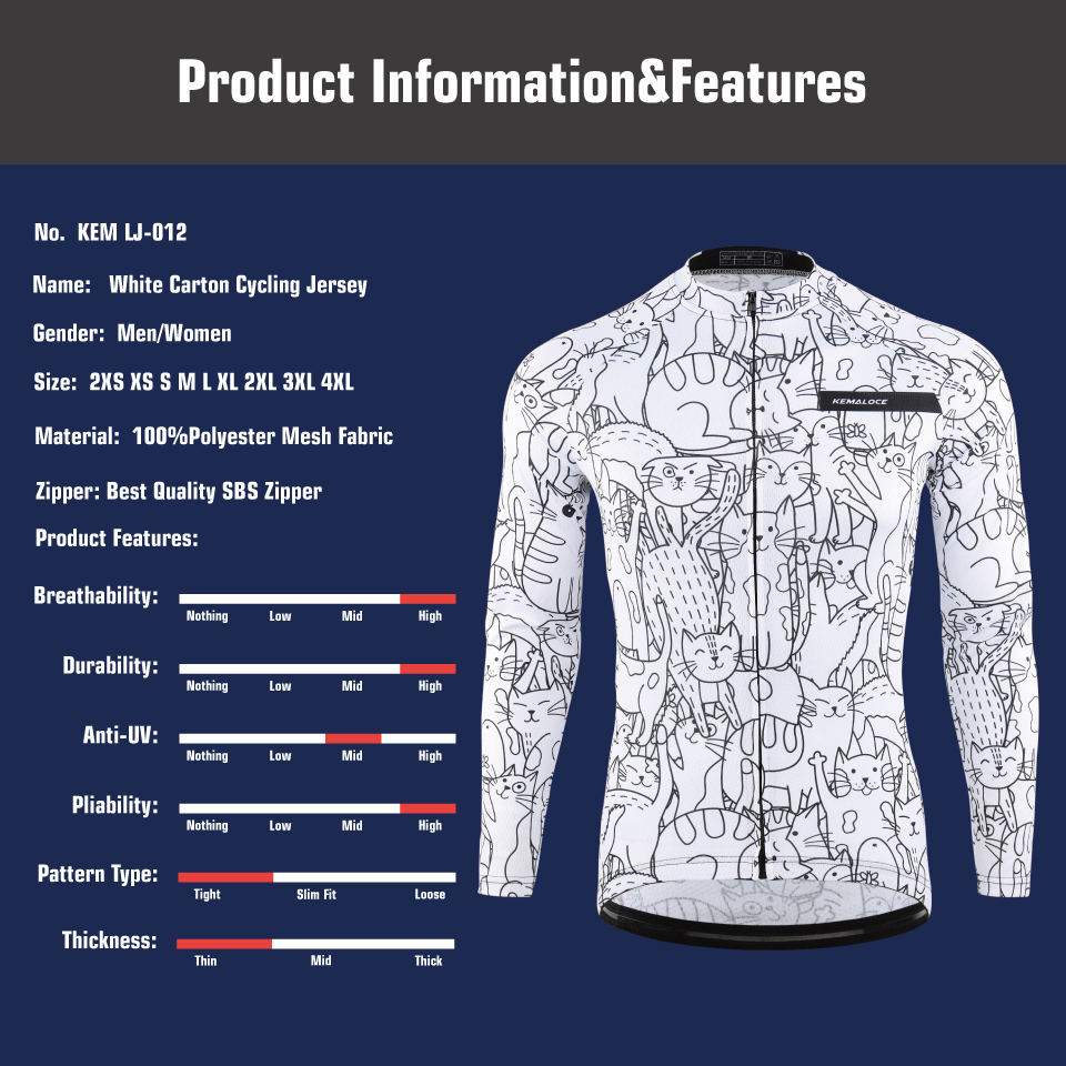 KEMALOCE Cycling Jersey Long S - огляд і ціна Winter Clothing Pinterest