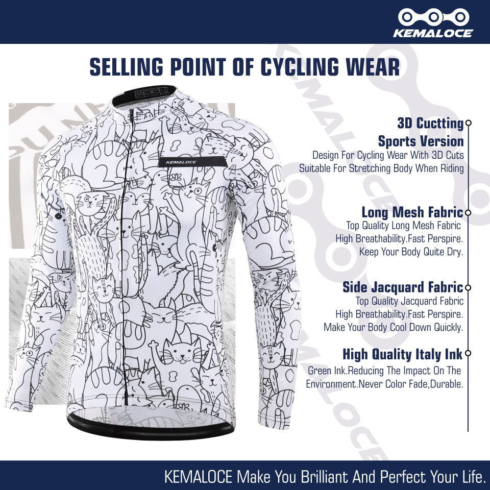 KEMALOCE Cycling Jersey Long S - огляд і ціна Winter Clothing Pinterest