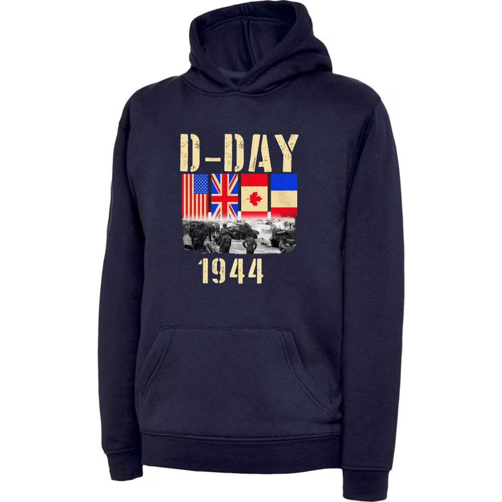 D-Day Hoodie Normandy Landings - огляд і ціна Winter Clothing Uk