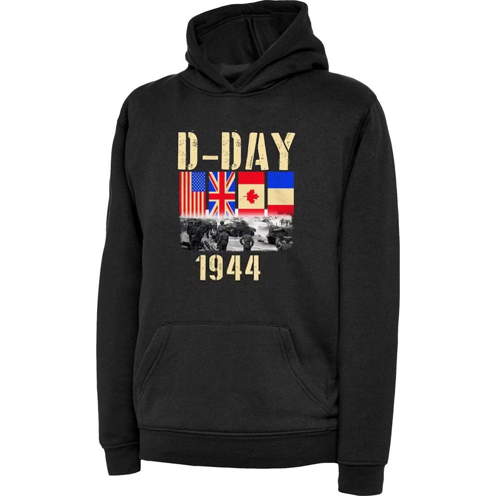 D-Day Hoodie Normandy Landings - огляд і ціна Winter Clothing Uk