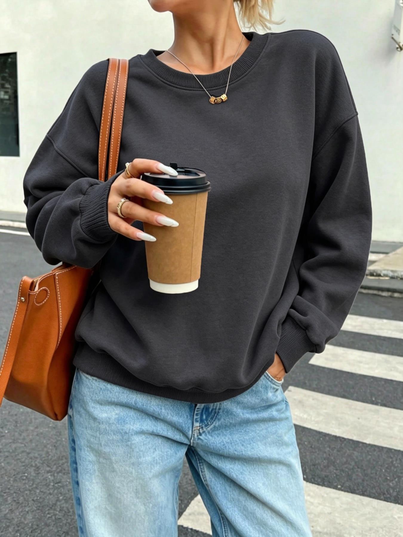 Solid Women's Casual Sweatshir - огляд і ціна Winter Clothing On Sale