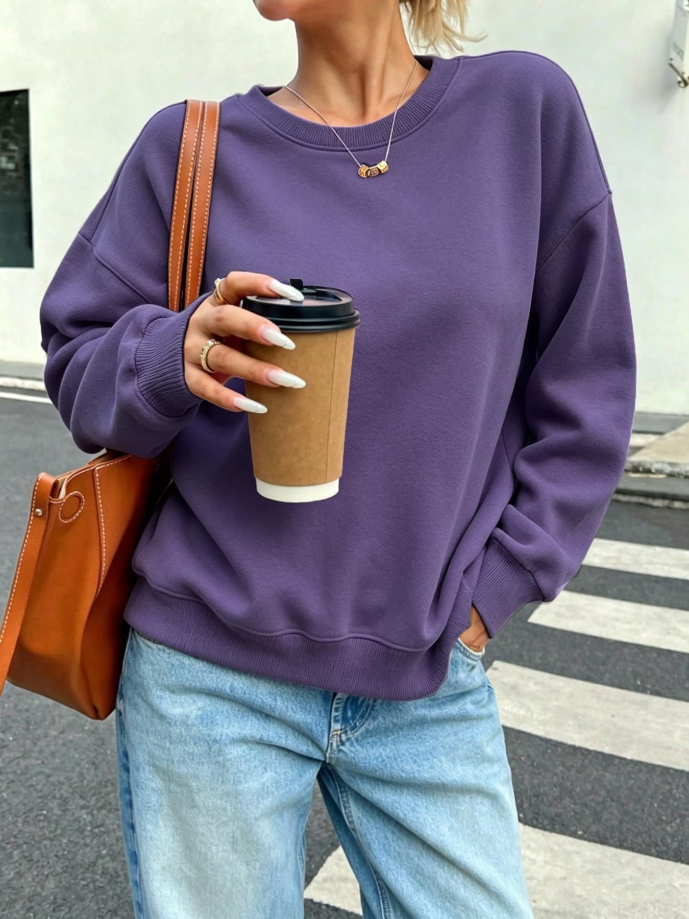 Solid Women's Casual Sweatshir - огляд і ціна Winter Clothing On Sale