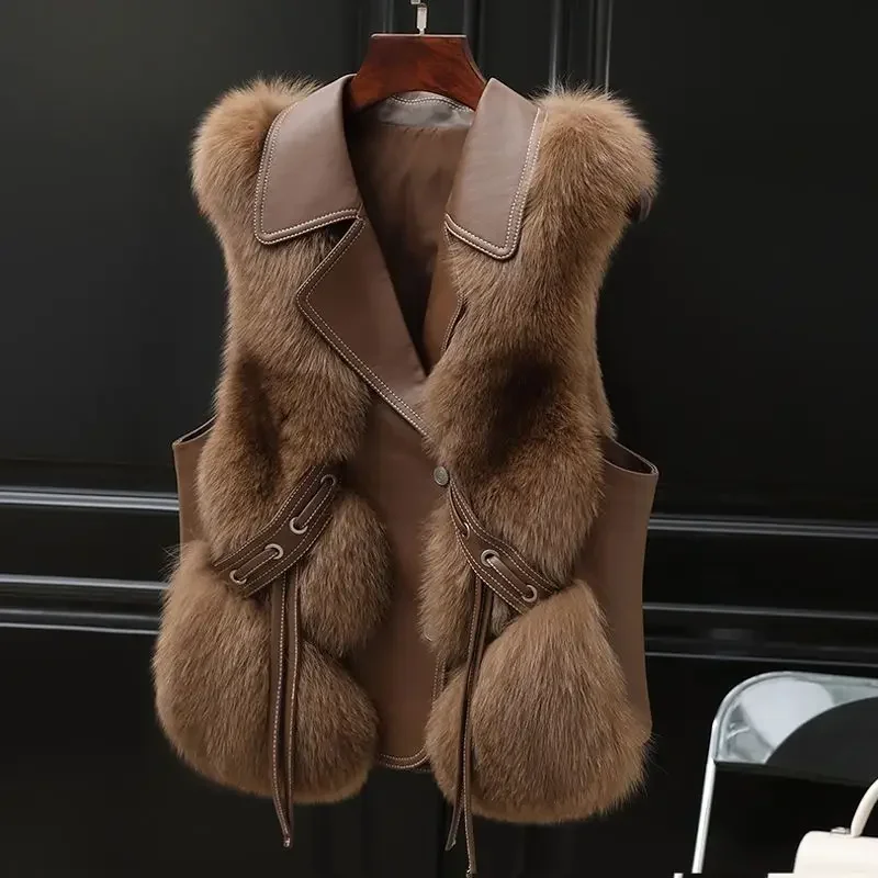 Solid Color Waistcoat Woman La - огляд і ціна Winter Clothing On Sale