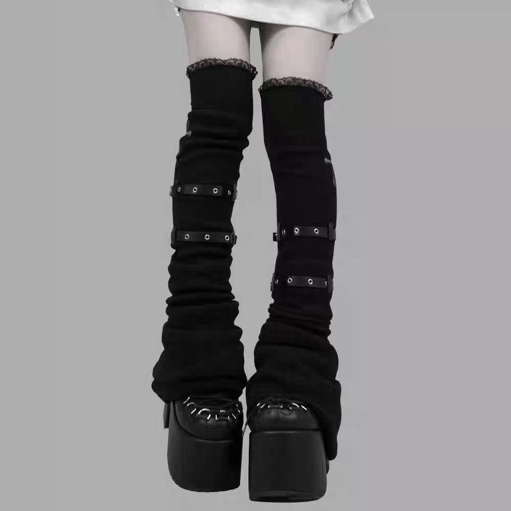 Korean Subculture Y2K Spicy Gi - огляд і ціна Winter Clothing Leg Warmers