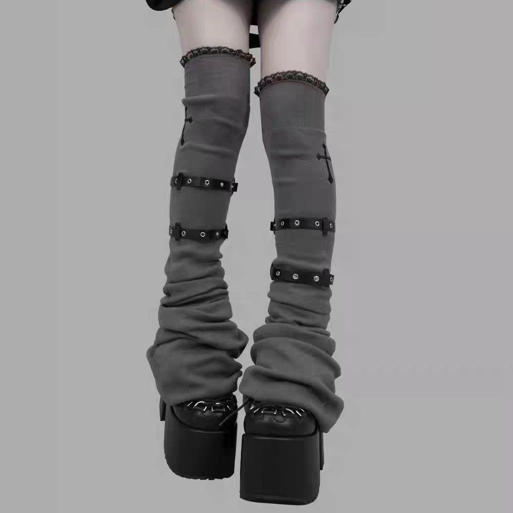 Korean Subculture Y2K Spicy Gi - огляд і ціна Winter Clothing Leg Warmers