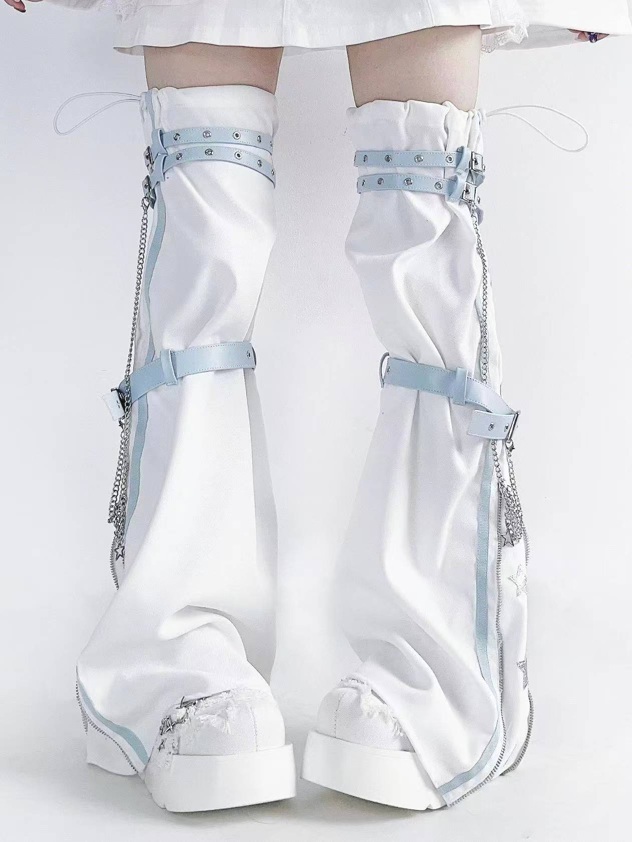 Korean Subculture Y2K Spicy Gi - огляд і ціна Winter Clothing Leg Warmers